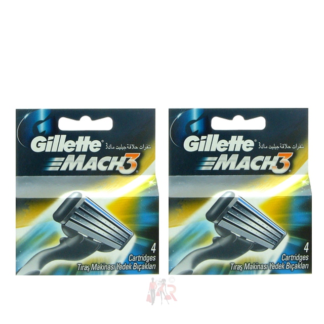 8 Gillette MACH3 Rasierklingen