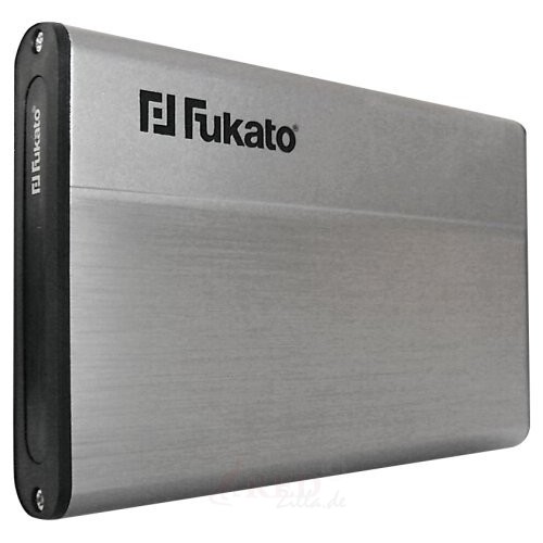 Festplatten Geh&auml;use extern ALU 2,5" HDD SATA USB Fukato Gigacast