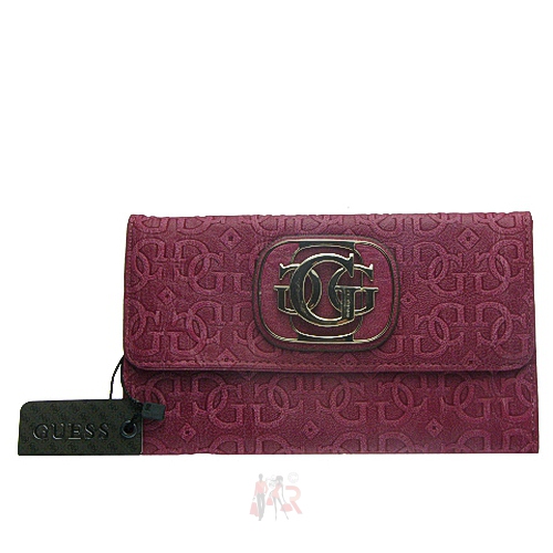 GUESS Designer Geldb&ouml;rse WINDSOR SLG Womens Wallet purpur