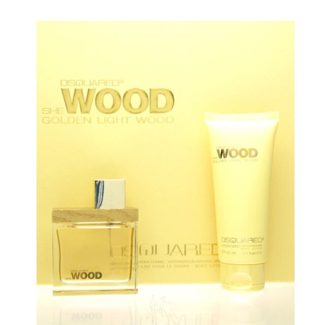 Dsquared Golden Light Wood Set - Eau de Parfum 50ml + BL 100ml