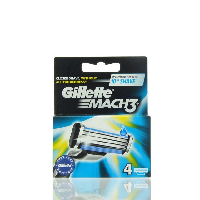 4 Gillette MACH3 Rasierklingen