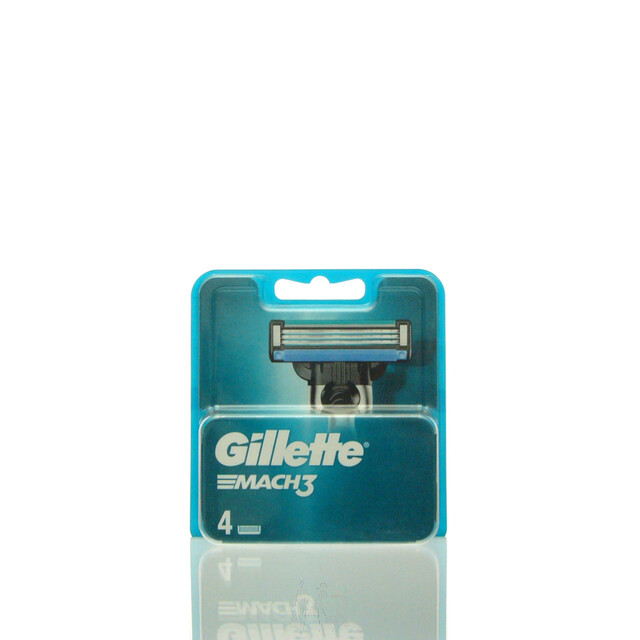 4 Gillette MACH3 Rasierklingen