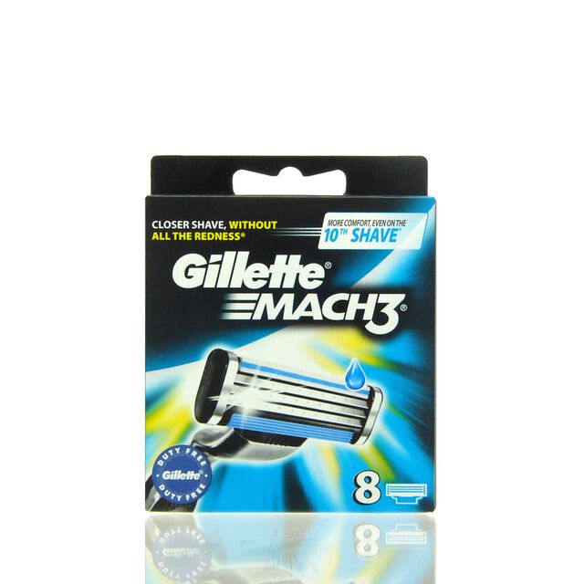 8 Gillette MACH3 Rasierklingen