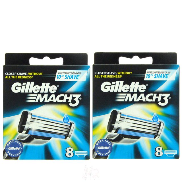 16 Gillette MACH3 Rasierklingen