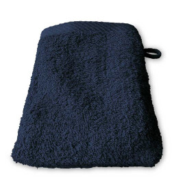 Lanudo® Waschhandschuh "Pure Line" 21x15 cm Marineblau