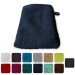 Lanudo® Waschhandschuh "Pure Line" 21x15 cm Marineblau