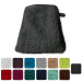 Lanudo® Waschhandschuh "Pure Line" 21x15 cm Braun