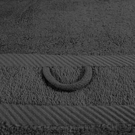 Lanudo� Saunahandtuch "Pure Line" 80x200 cm Dunkelgrau