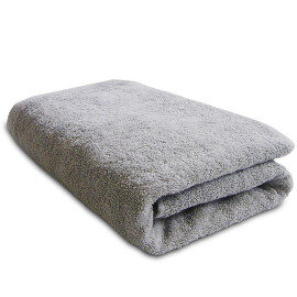 Lanudo® Duschtuch "Pure Line" 70x140 cm Silber