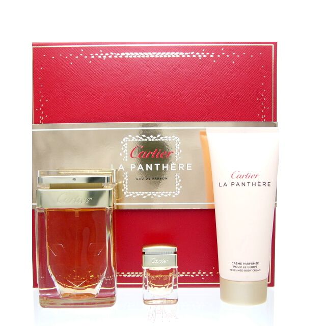 Cartier La Panthere Set - EDP 75 ml + EDP 6 ml + BC 100 ml