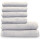 Lanudo® Handtuch Set "Pure Line" 2x Duschtuch + 4x Handtuch Violett