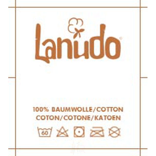 Lanudo® Waschhandschuh Set "Pure Line" 21x15 cm versch. Farben