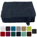 Lanudo® Waschhandschuh "Pure Line" 21x15 cm 4er Set Marineblau
