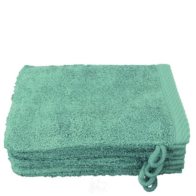 Lanudo� Waschhandschuh "Pure Line" 21x15 cm 4er Set Mint