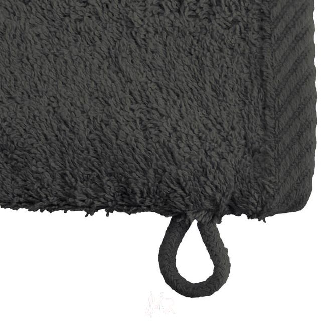 Lanudo� Waschhandschuh "Pure Line" 21x15 cm 6er Set Dunkelgrau