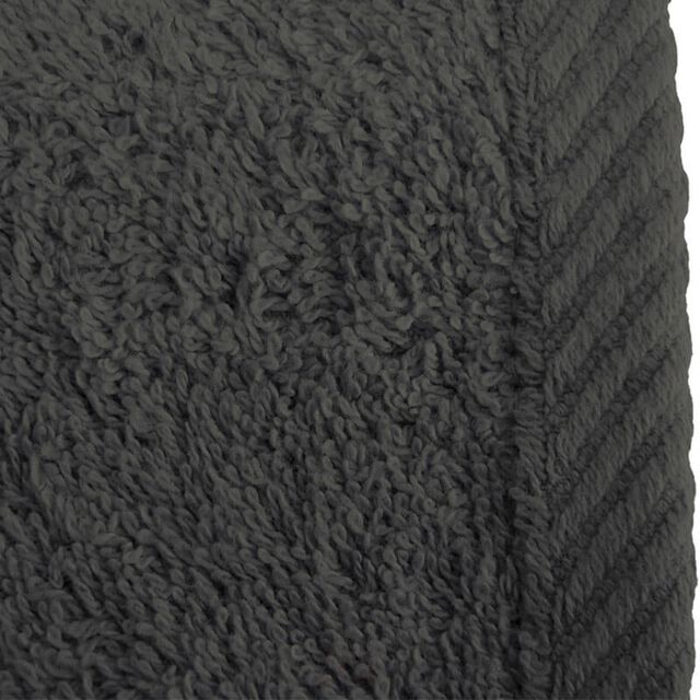 Lanudo� Waschhandschuh "Pure Line" 21x15 cm 6er Set Dunkelgrau