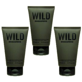 3x Dsquared² Wild Hair and Body Wash 100 ml = 300 ml