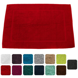 Lanudo® Badematte "Pure Line" 60x90 cm Rot