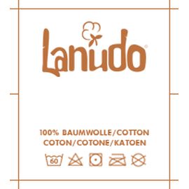 Lanudo Badematte "Pure Line" 60x90 cm Rot