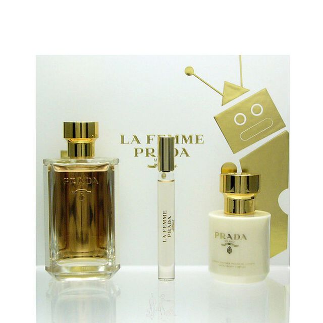 Prada La Femme Luxus Set - Eau de Parfum 100 ml + 10 ml + BL 100 ml