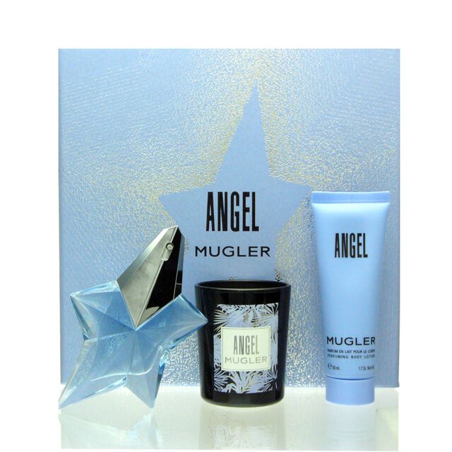 Mugler Angel Set - EDP 25 ml + BL 50 ml + Kerze 75 g
