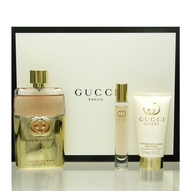 Gucci Guilty pour Femme Set - EDP 90 ml + BL 50 ml + EDP 7,4 ml