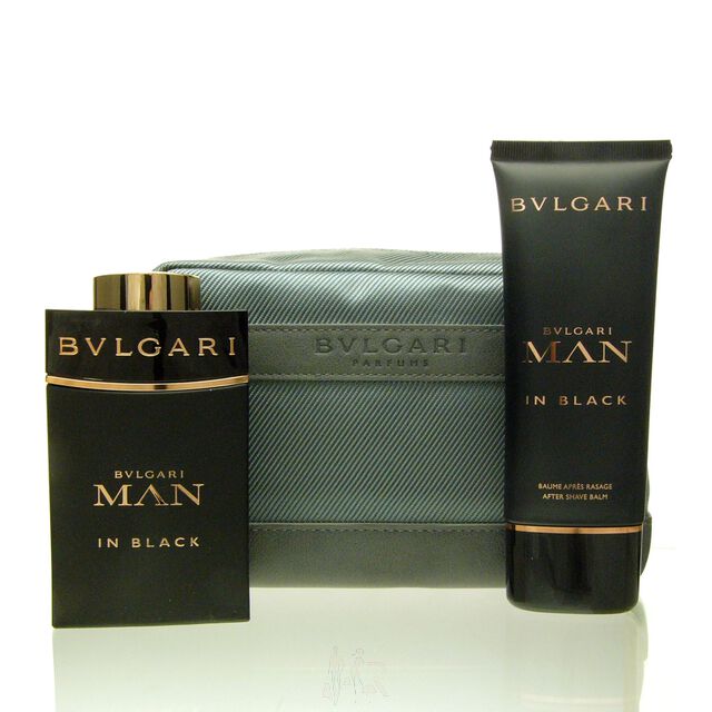 Bvlgari Man in Black Set - EDP 100 ml + AS 100 ml + Tasche