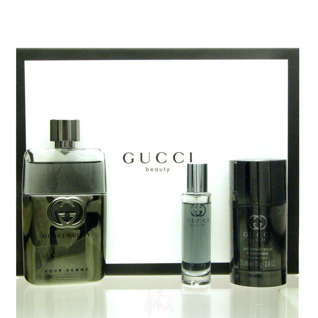 Gucci Guilty pour Homme SET- EDT 90 ml + EDT 15 ml + Deo Stick 75 ml