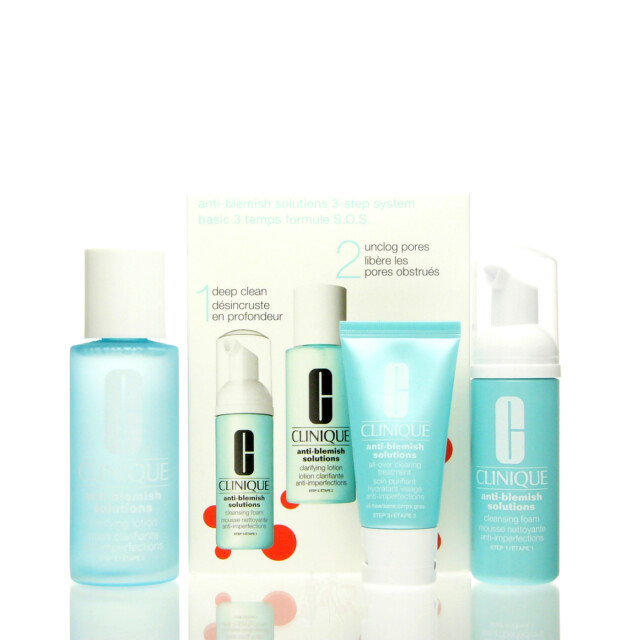 Clinique Anti Blemish Solutions 3 Step System Set - CF 50 ml + CL 100 ...