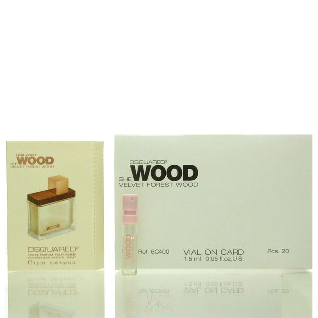 Dsquared² She Wood Velvet Forest Wood Eau de Parfum 20 x 1,5 ml = 30 ml Vials