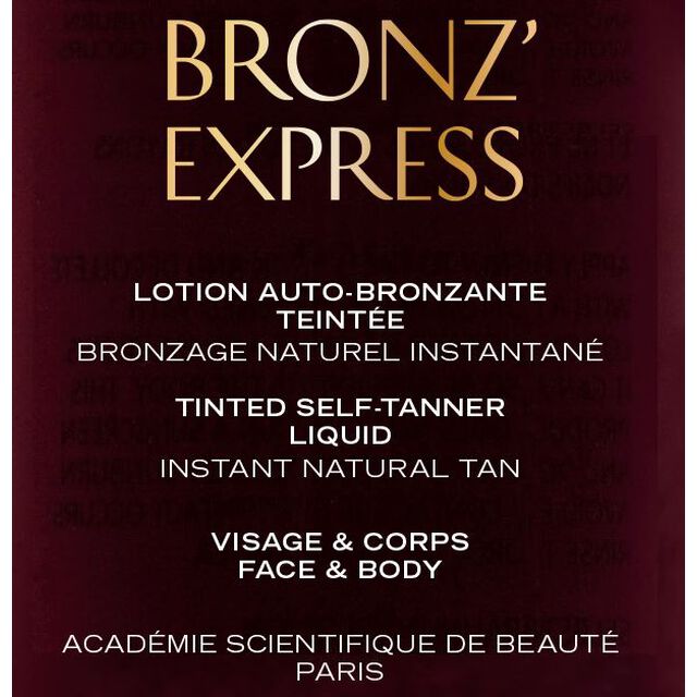 Probe von Academie Bronz Express Lotion Auto-Bronzante Teintee Selbstbräunungslotion