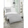 Lanudo® Microfaser Bettwäsche Sturmgrau/Silber 155 x 220 + 80 x 80 cm