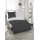 Lanudo® Microfaser Bettwäsche Schwarz/Silber 155 x 220 + 80 x 80 cm
