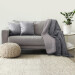 Lanudo® Sherpa Wohndecke 150 x 200 cm Silber/Grau