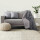 Lanudo® Sherpa Wohndecke 150 x 200 cm Silber/Grau