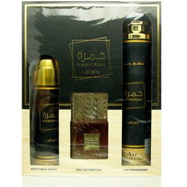 Lattafa Khamrah Set - EDP 100 ml + DS 200 ml + RS 300 ml