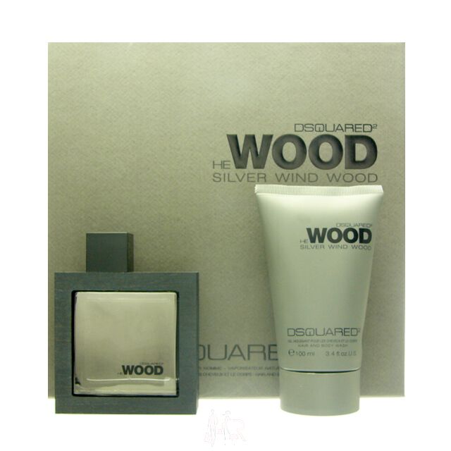 Dsquared Silver Wind Wood He Wood Set - EDT 50 ml + DG 100 ml